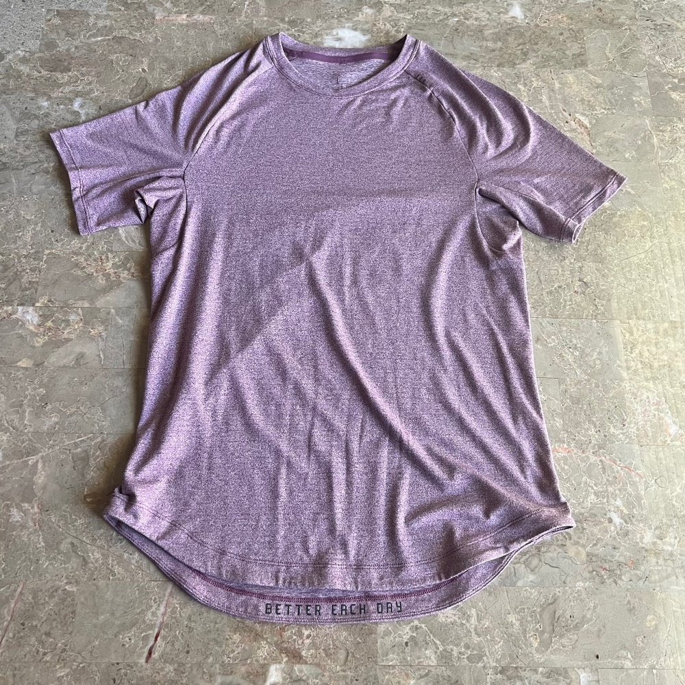 Lululemon Men's Athletic Shirt Purple Medium